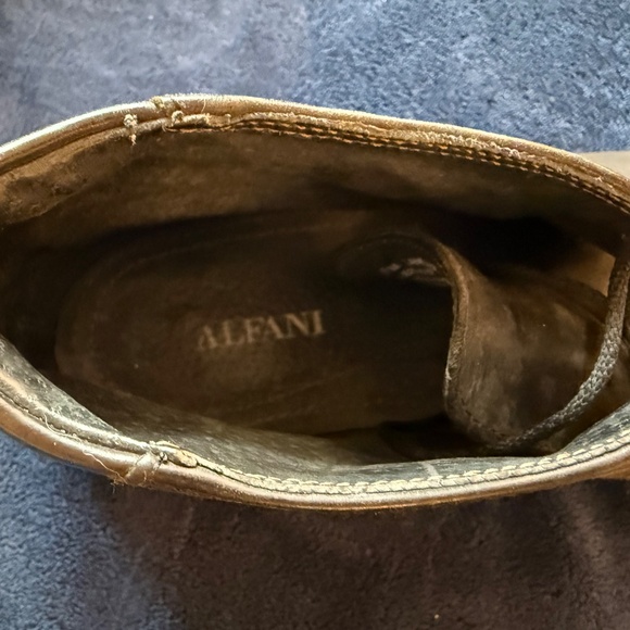 Alfani Black Leather Boots - Picture 3 of 6